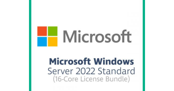 Microsoft Windows Server 2022 Standard 16 Core License Pack Kalıcı Lisans 1700
